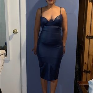 Navy blue dress